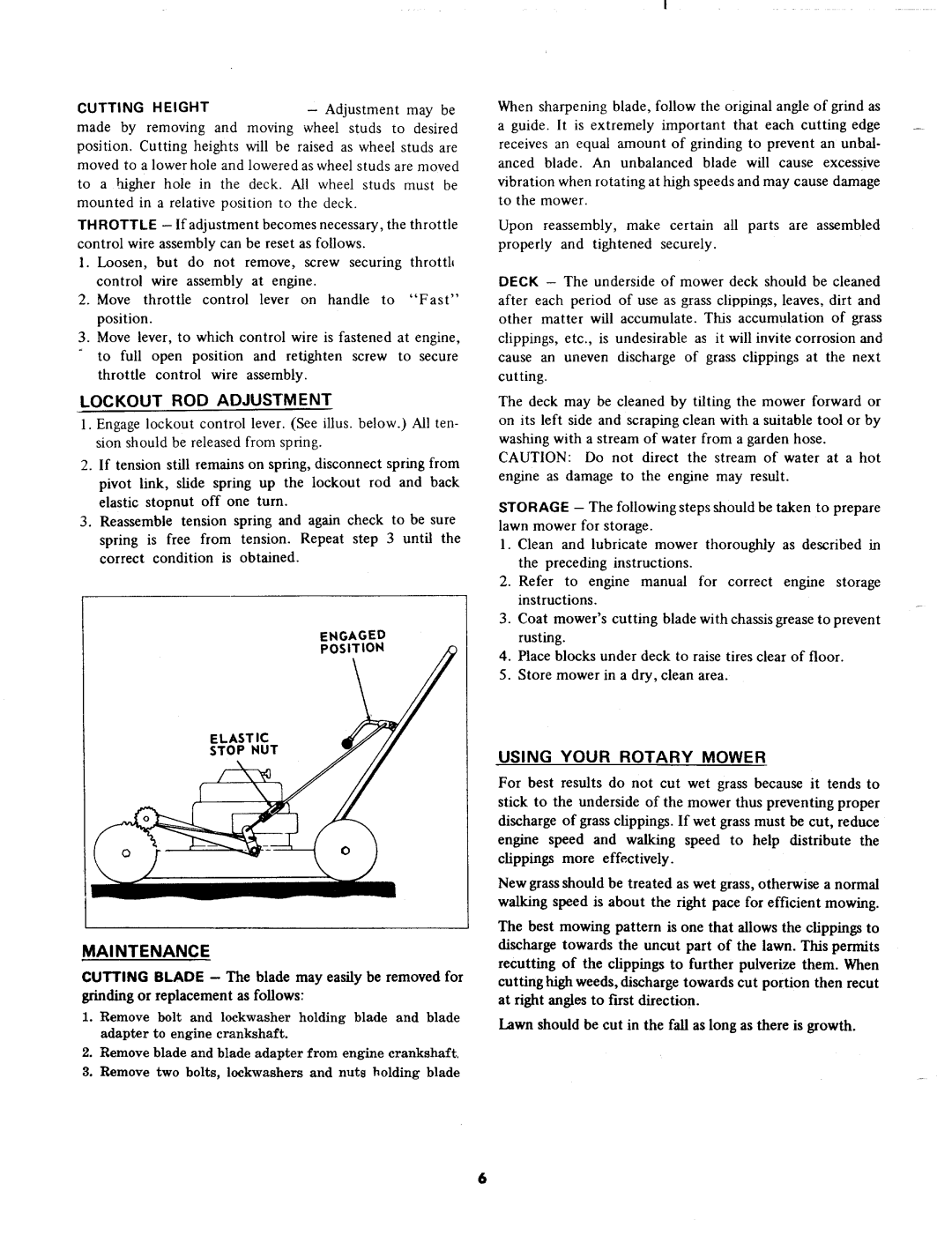 MTD 123-370-033 manual 