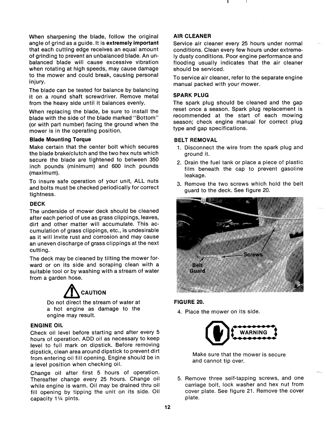 MTD 123-374A manual 