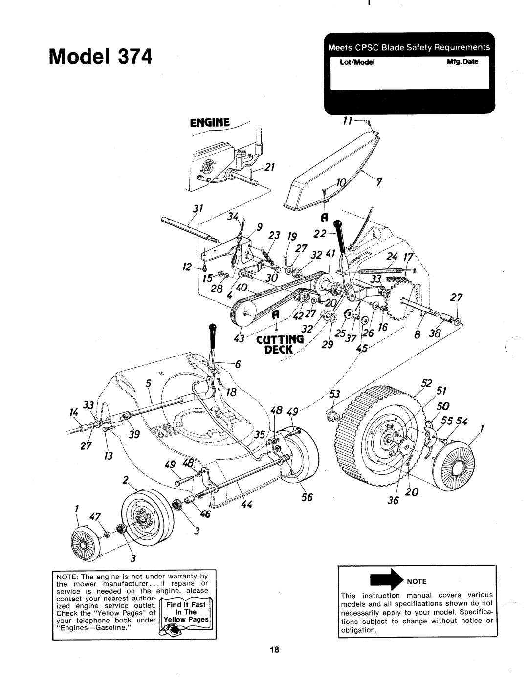 MTD 123-374A manual 