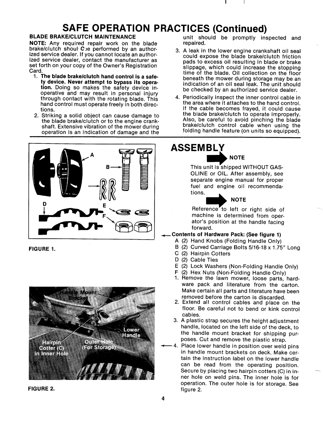 MTD 123-374A manual 