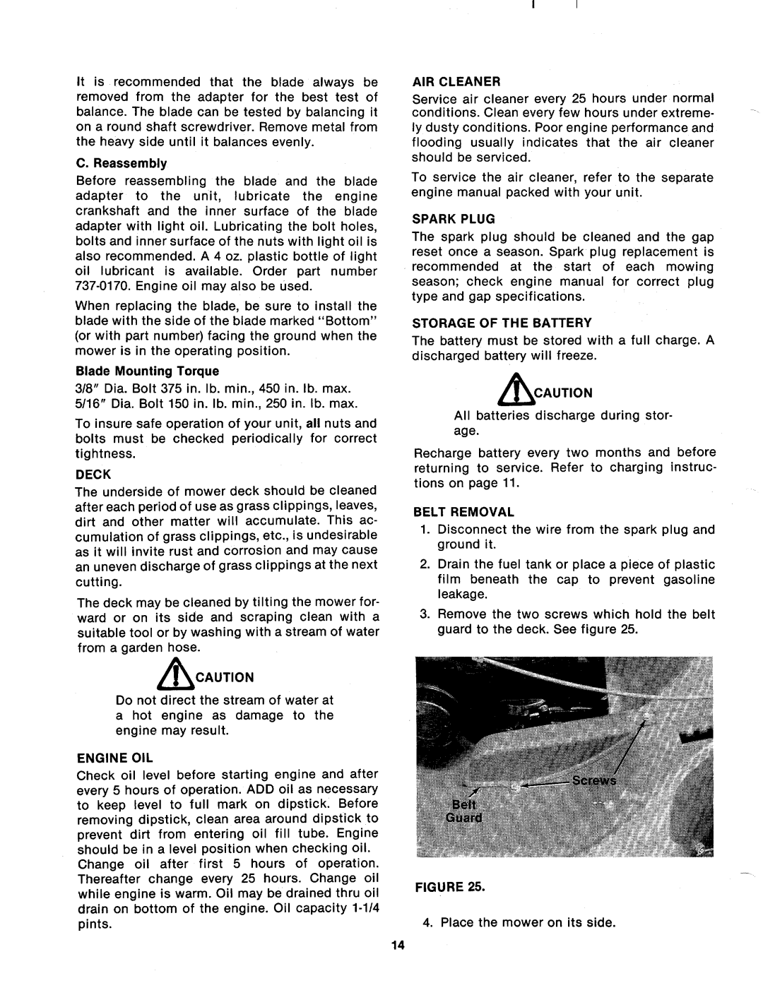 MTD 123-376A manual 