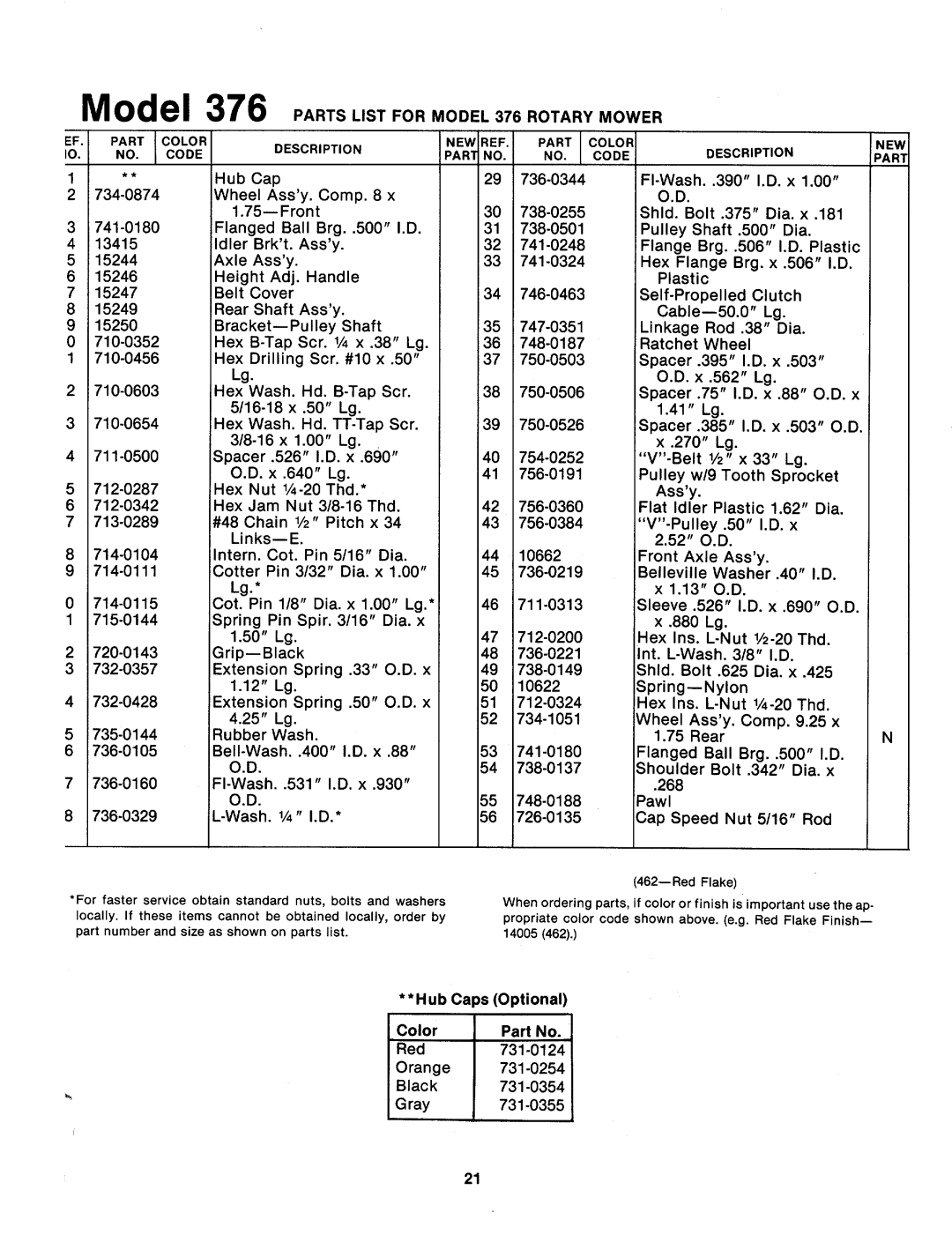 MTD 123-376A manual 