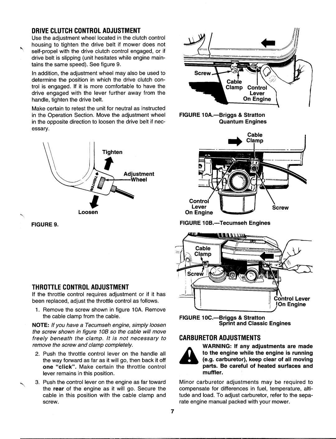 MTD 123-460A000, 123-479H000 manual 