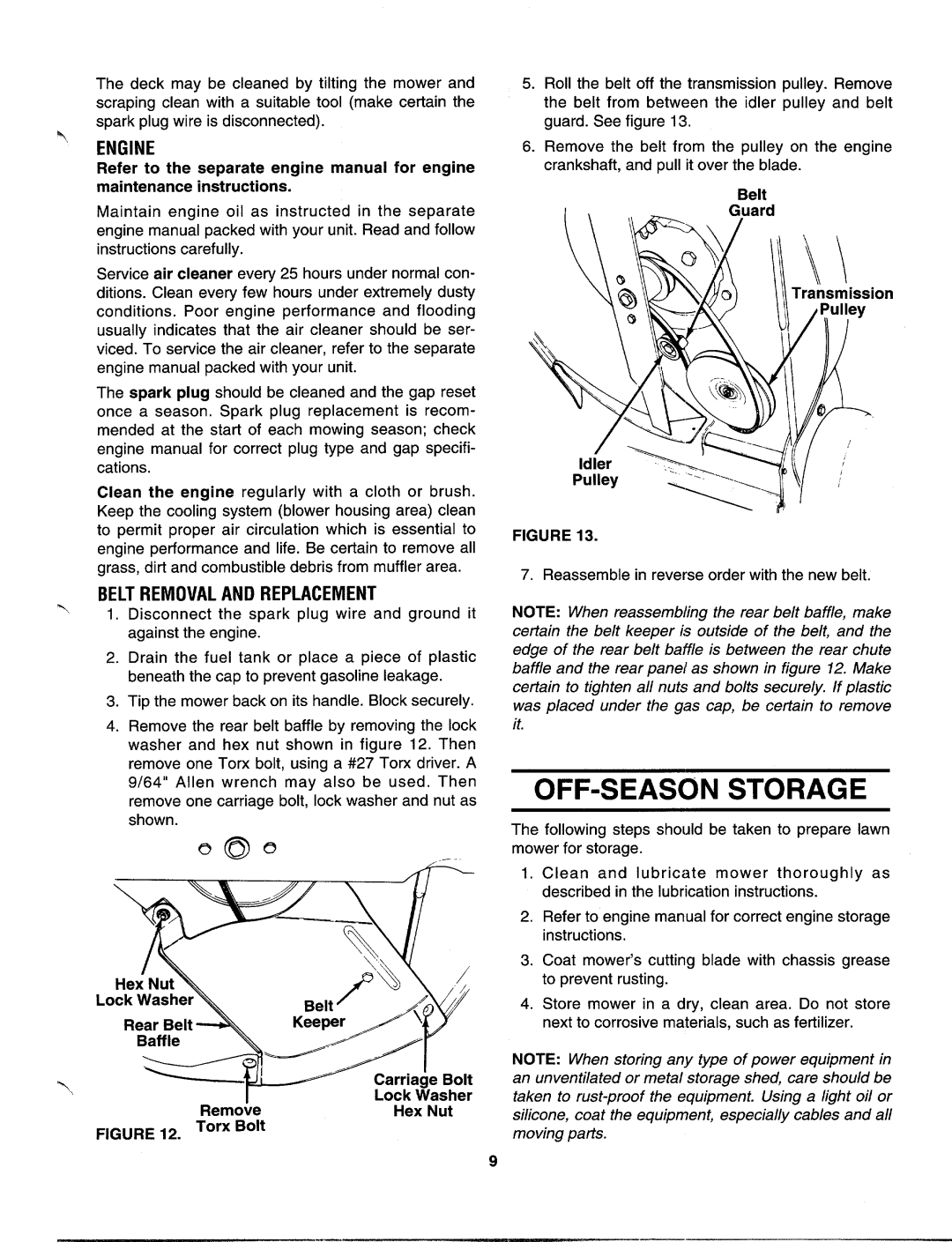 MTD 123-460A000, 123-479H000 manual 