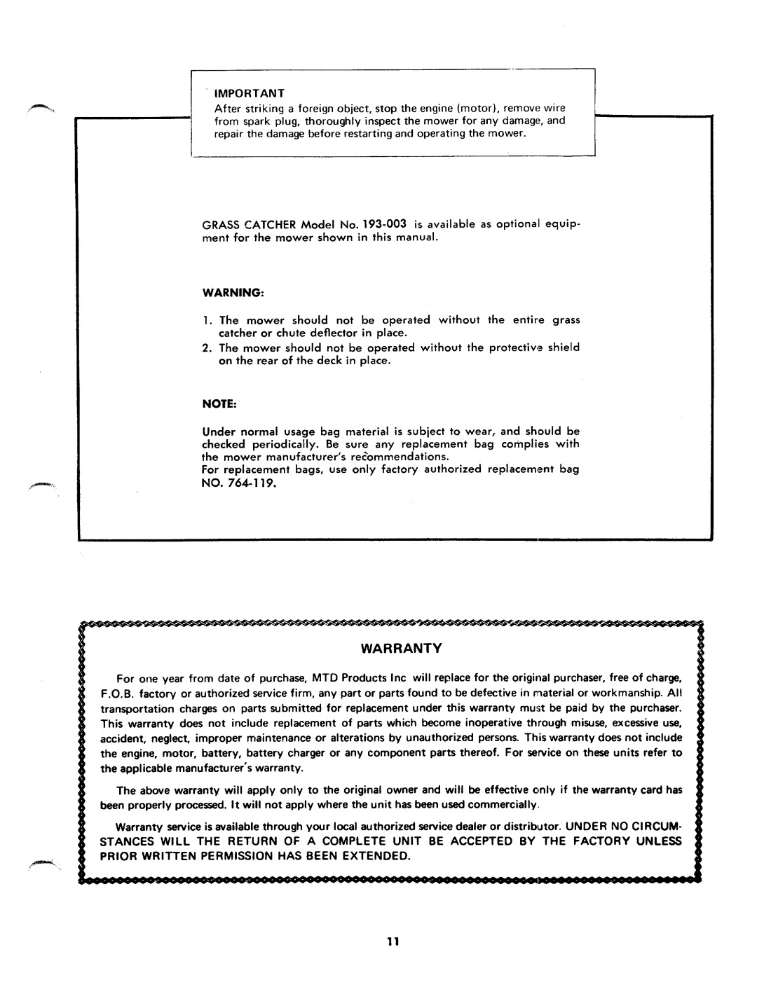 MTD 123-570 manual 