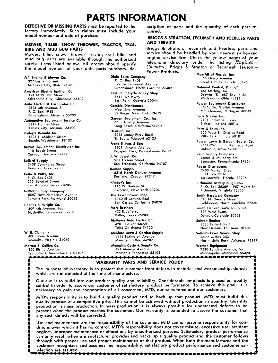 MTD 123-570 manual 