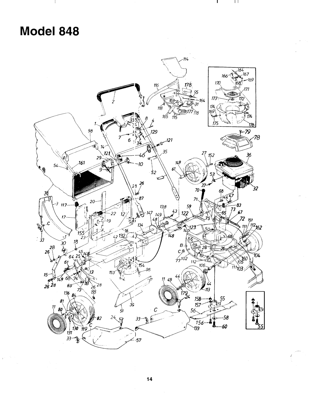 MTD 123-848C000 manual 