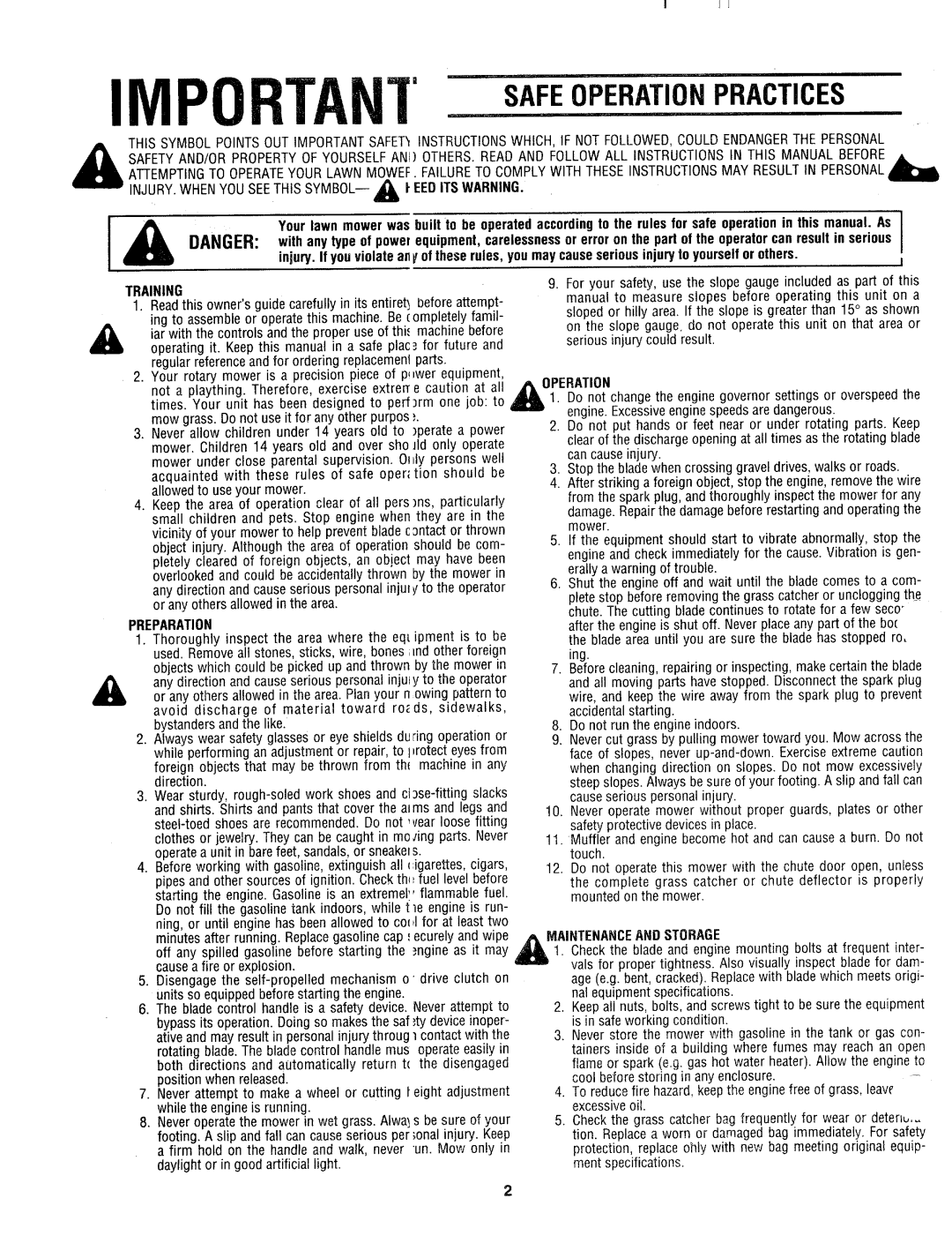 MTD 123-848C000 manual 