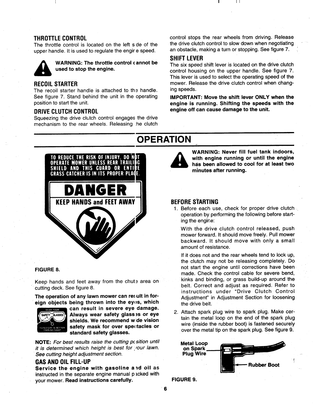 MTD 123-848C000 manual 