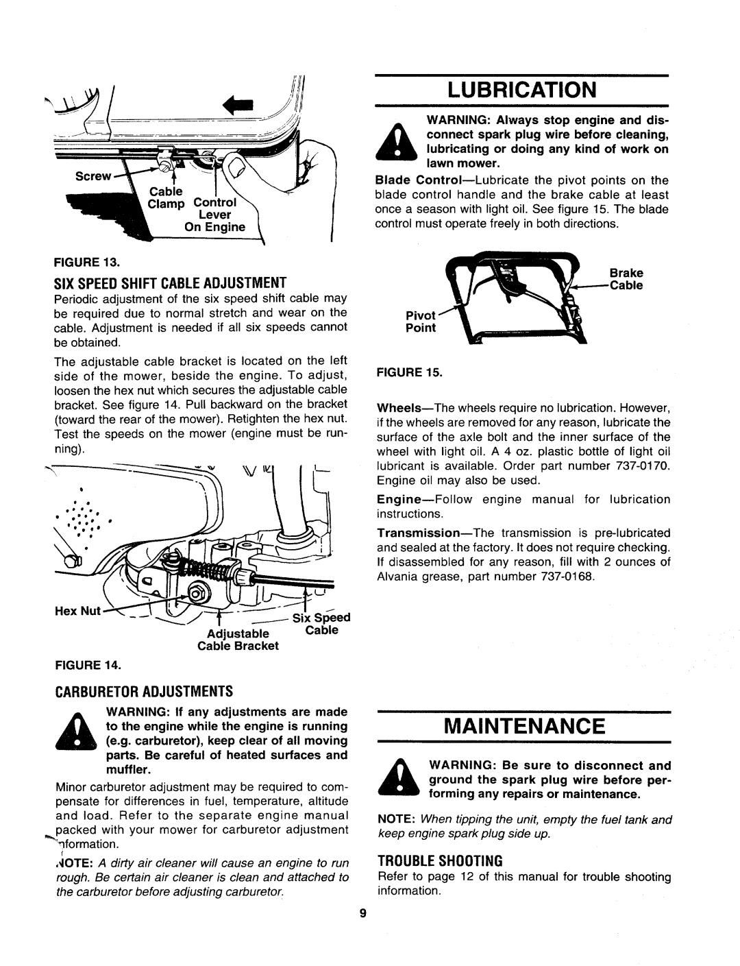 MTD 123-848C000 manual 