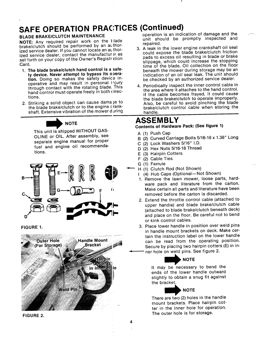 MTD 124-224-000 manual 