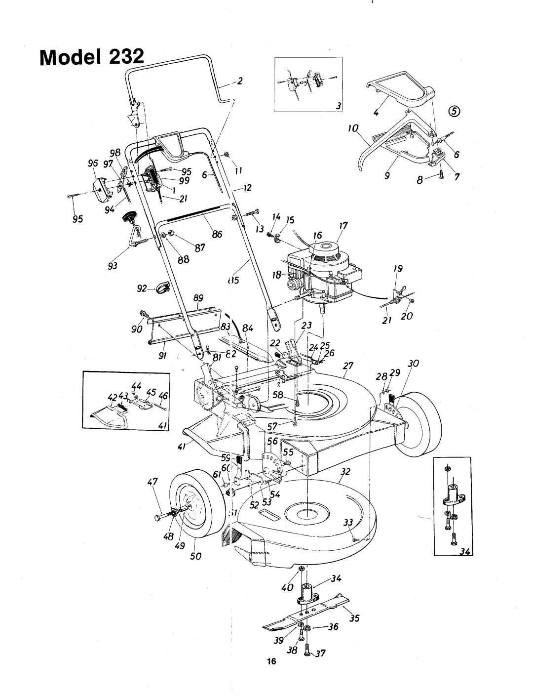 MTD 124-232-000 manual 