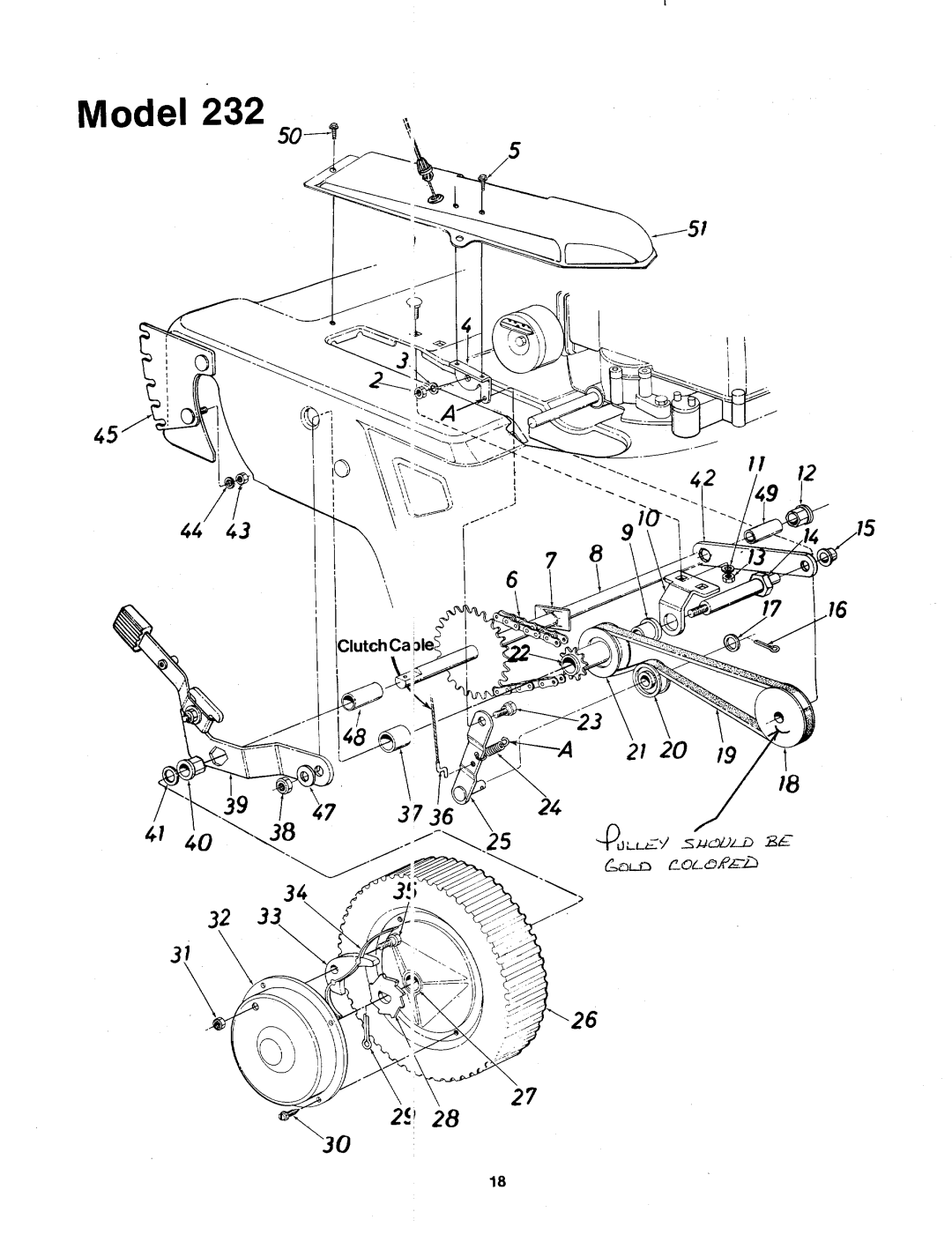 MTD 124-232-000 manual 