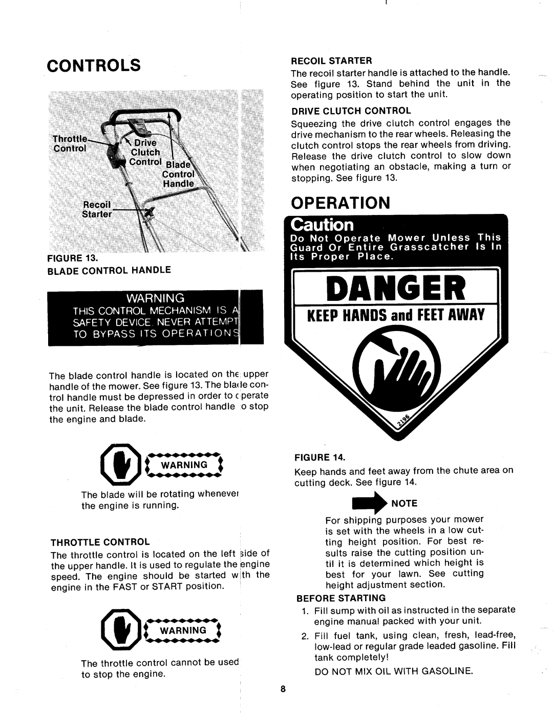 MTD 124-232-000 manual 