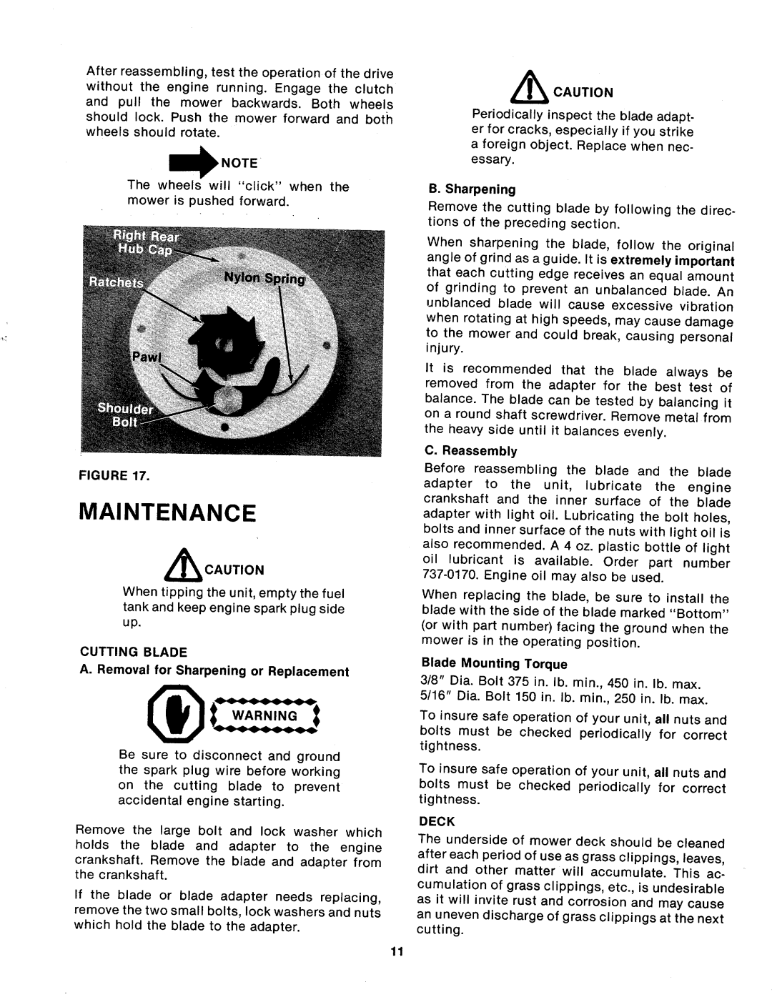 MTD 124-232-000 manual 