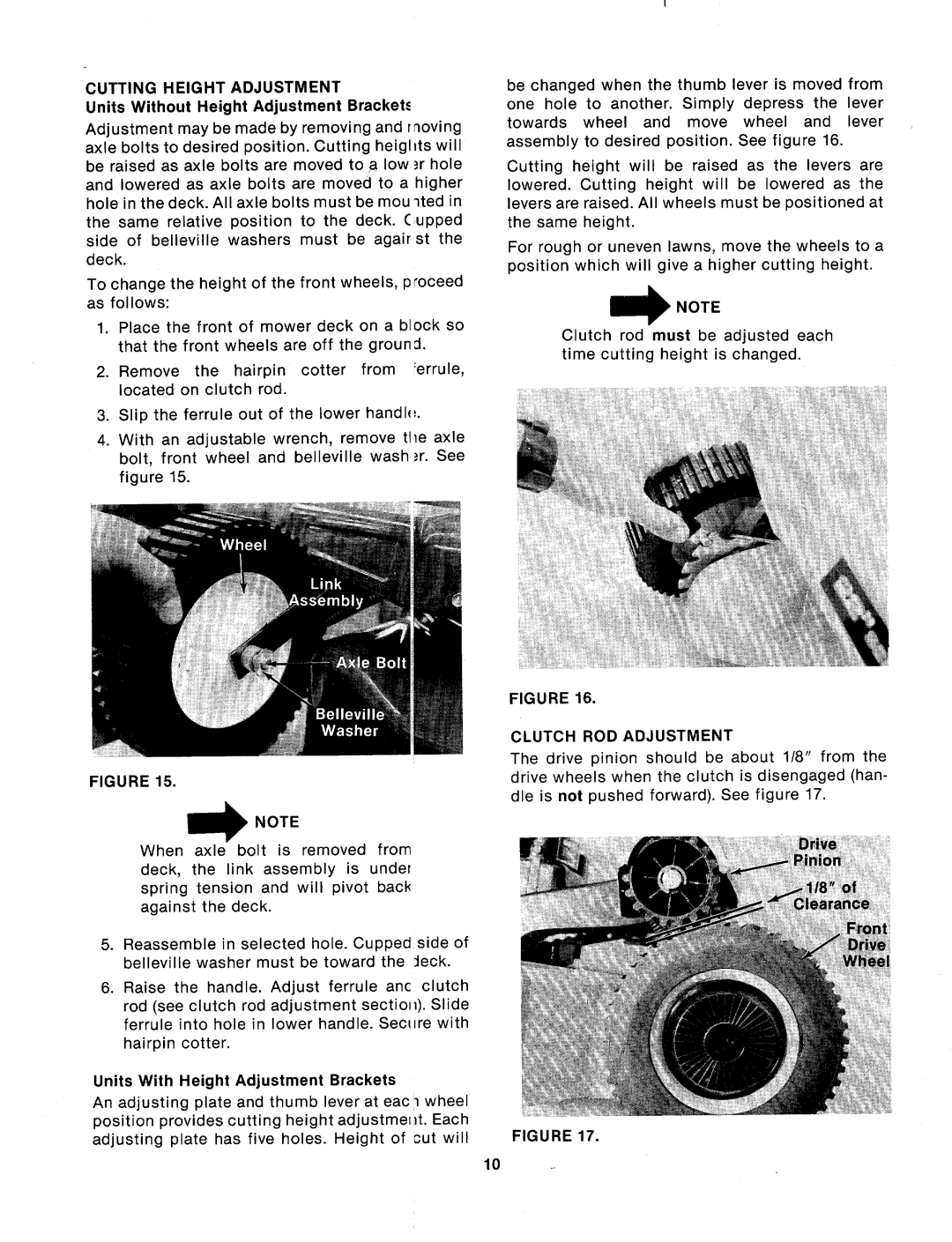 MTD 124-260-000, 124-262-000 manual 