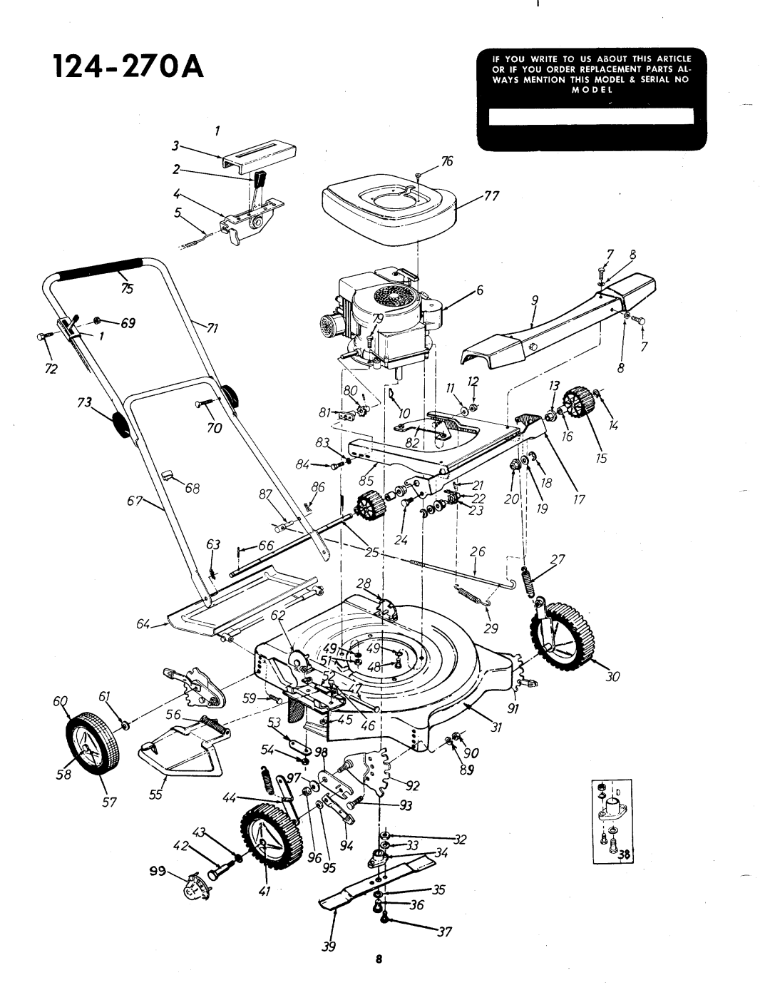 MTD 124-270A manual 