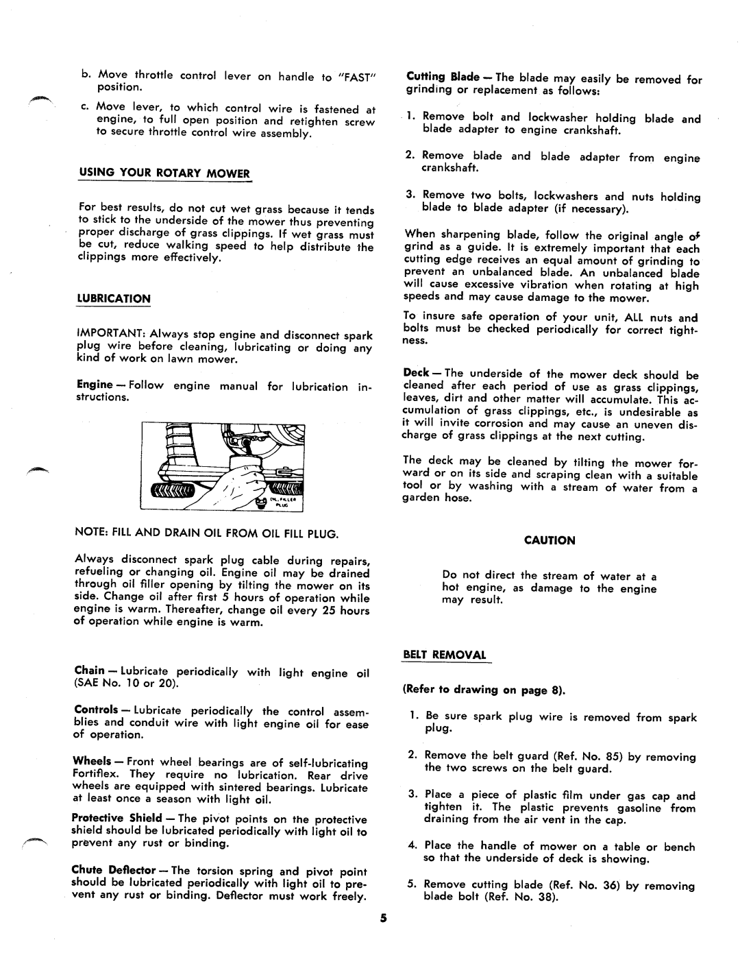 MTD 124-280A manual 