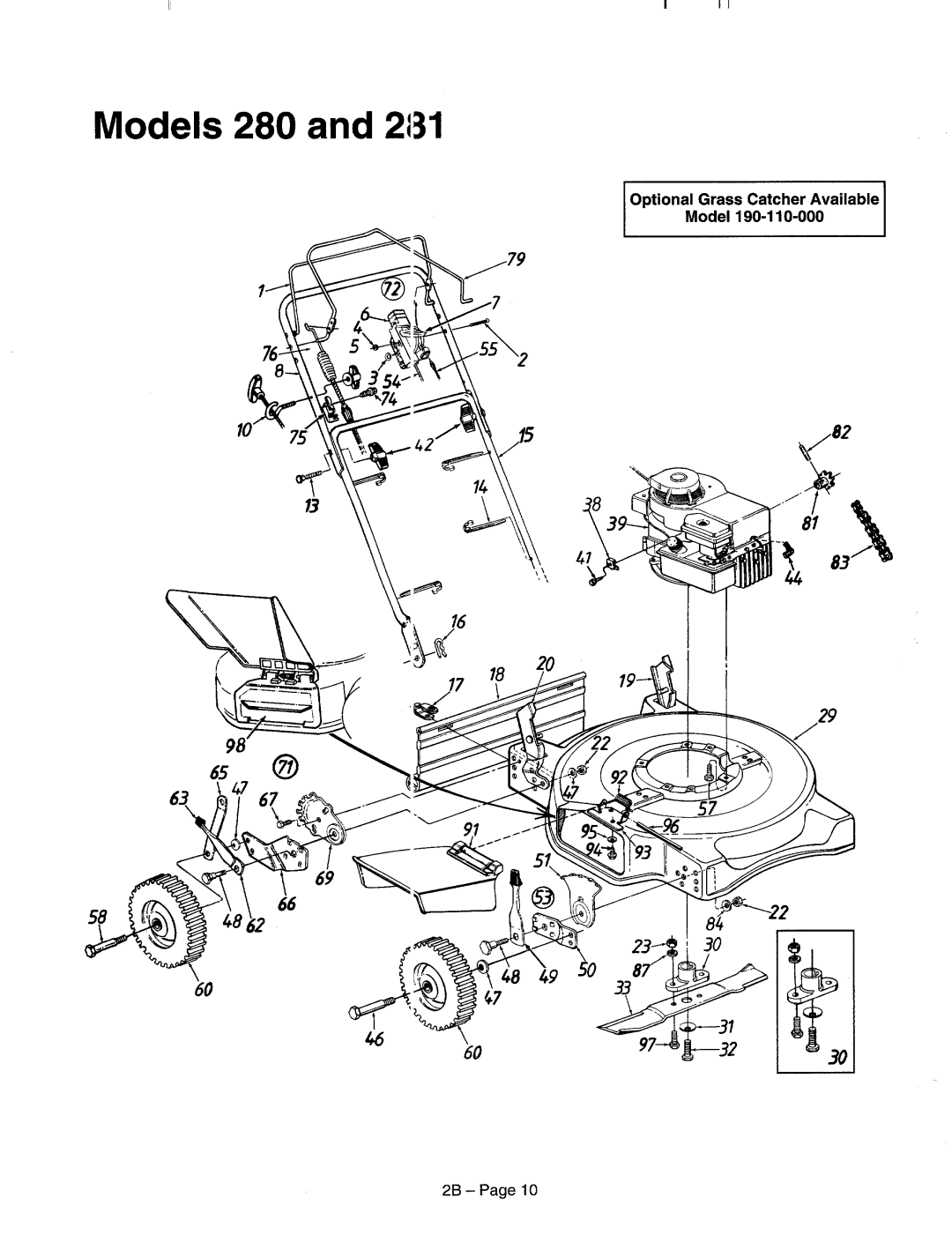 MTD 124-265D000, 124-238H000, 124-280B000, 124-281C000 manual 