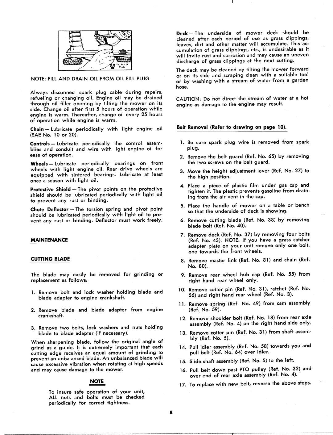 MTD 124 290A, 124-290A, 124-295A manual 