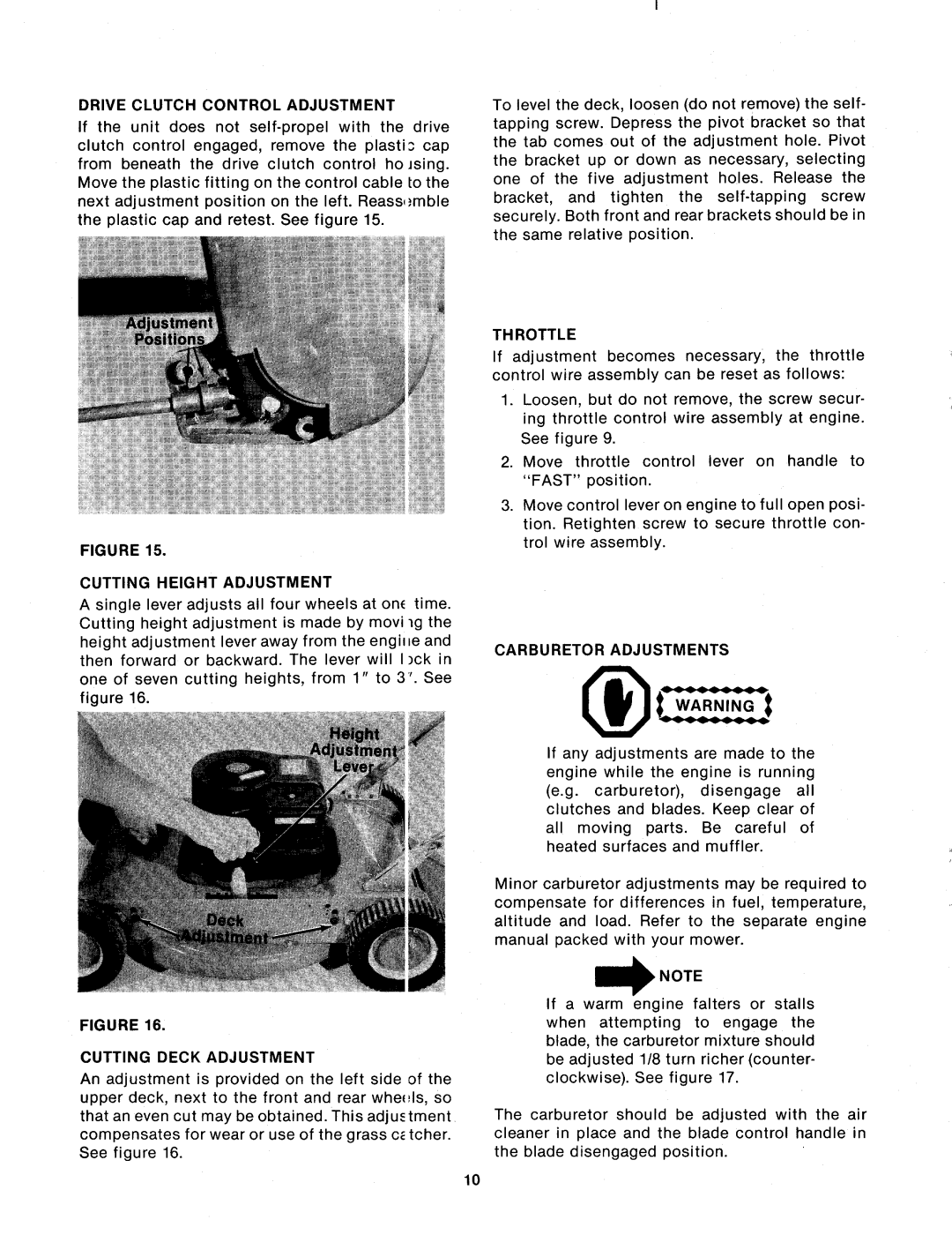 MTD 124-294-000 manual 