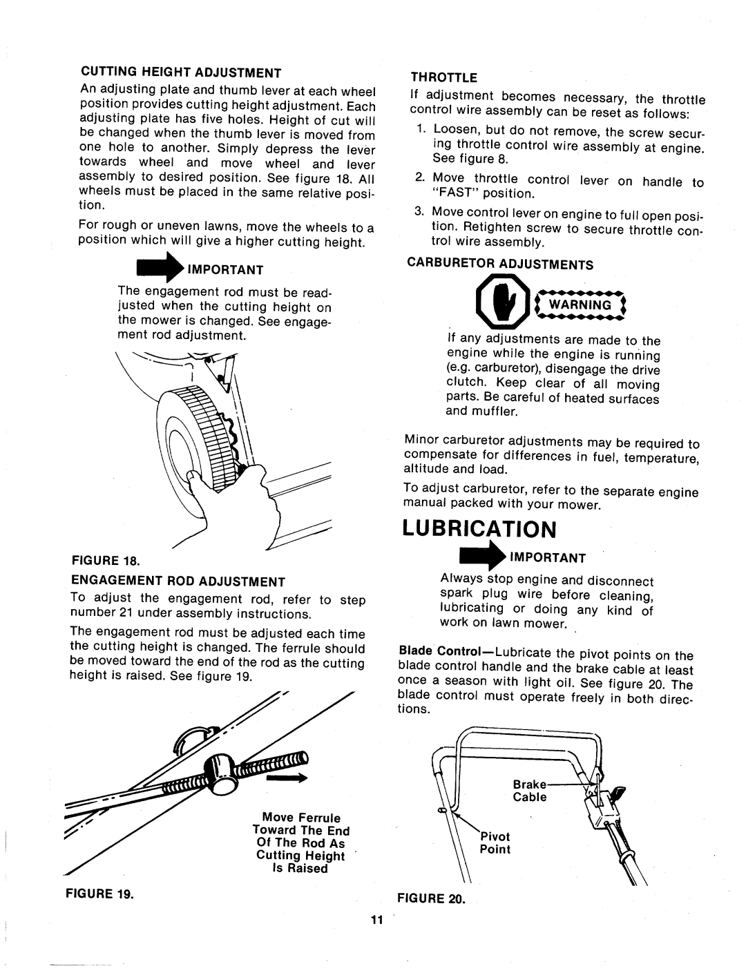 MTD 124-320-000 manual 