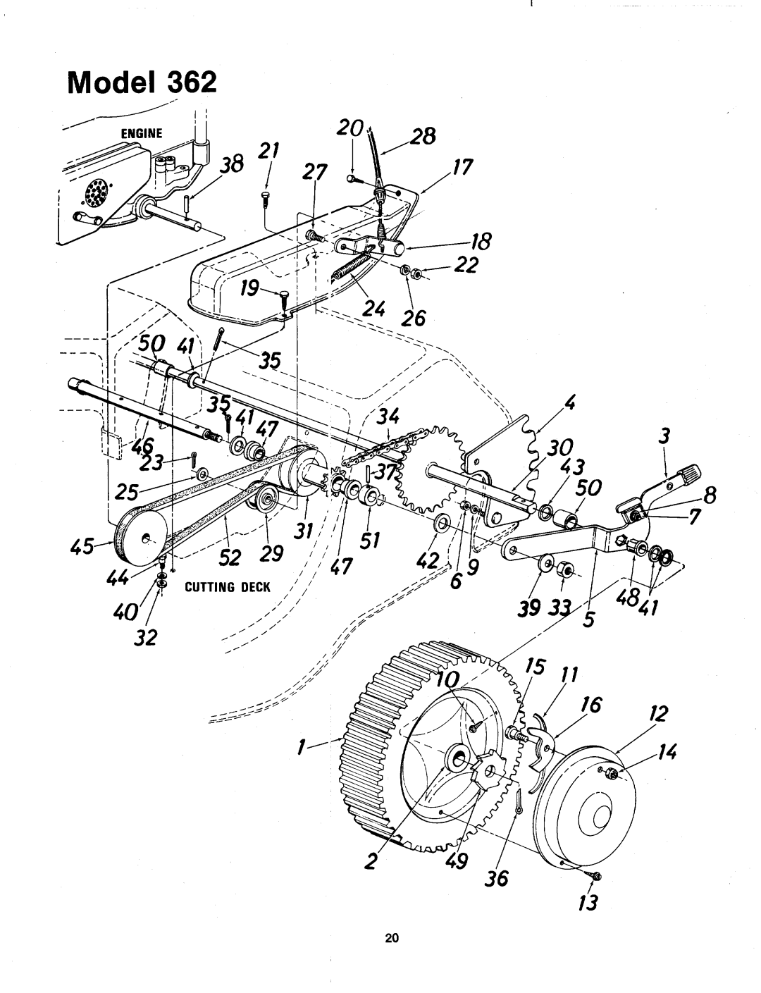 MTD 124-362-000 manual 