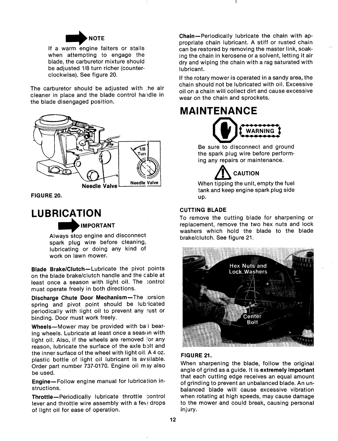 MTD 124-364-000 manual 