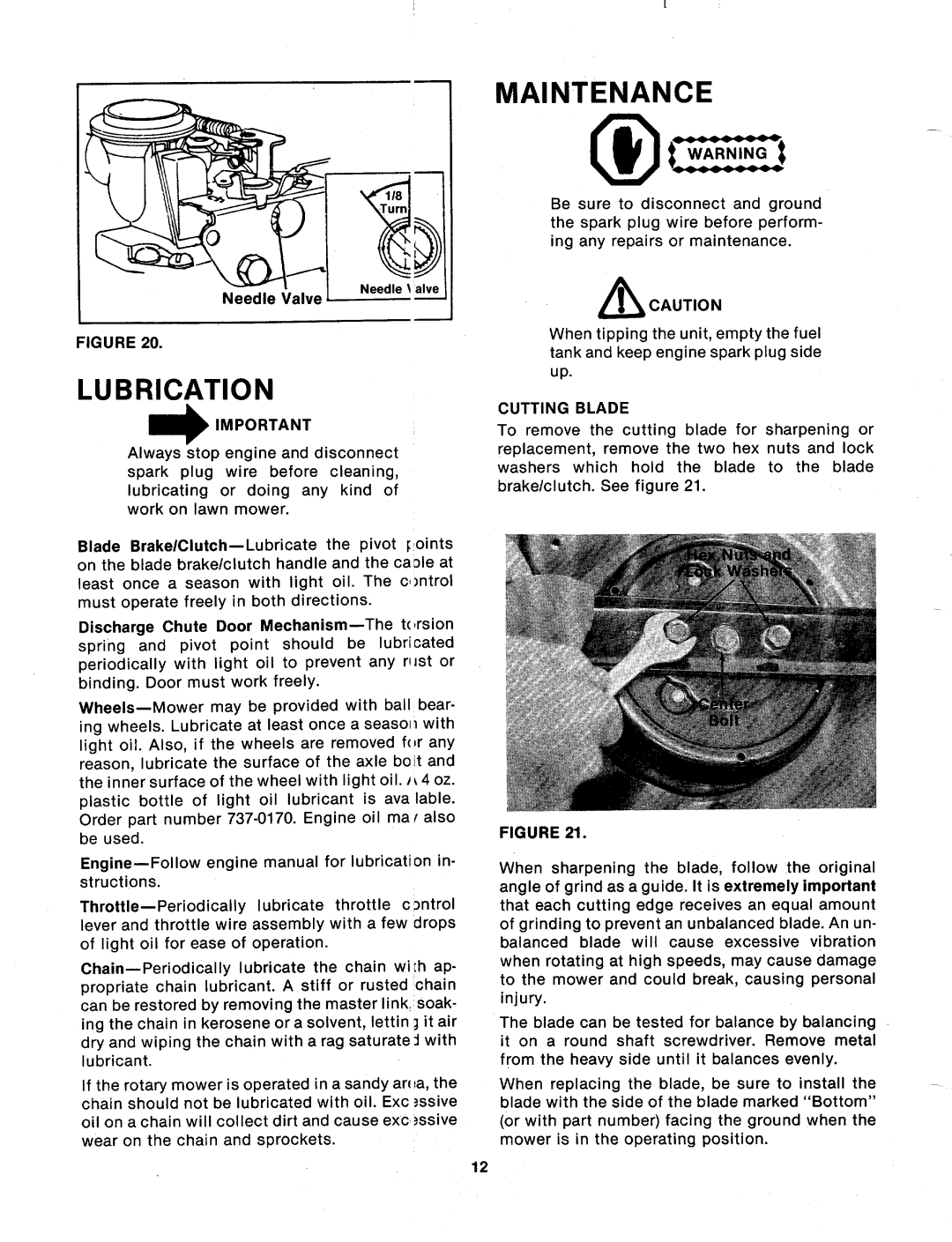 MTD 124-374-000 manual 