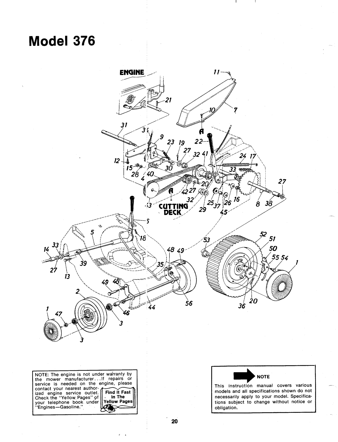 MTD 124-376-000 manual 