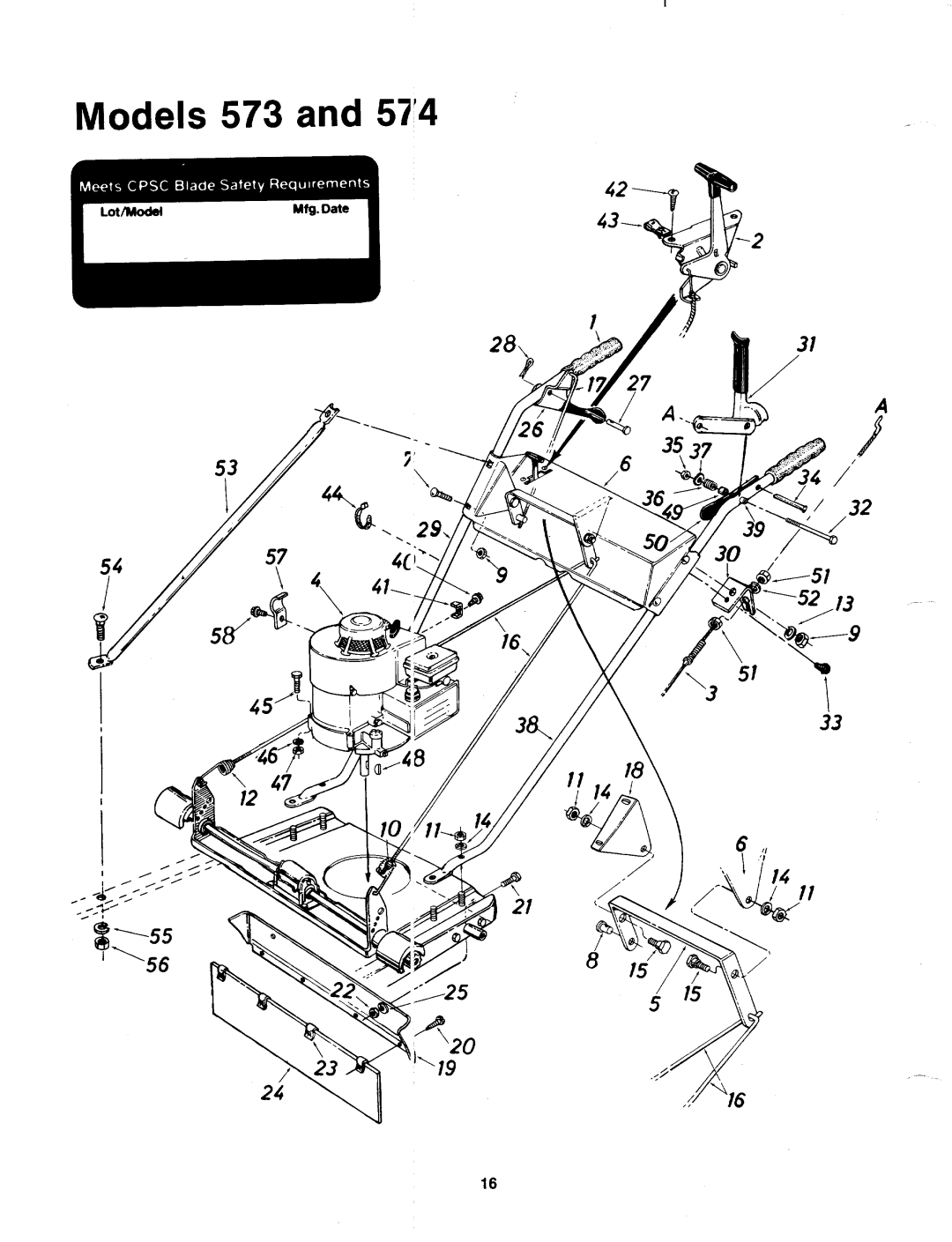 MTD 124-573-000, 124-574-000 manual 