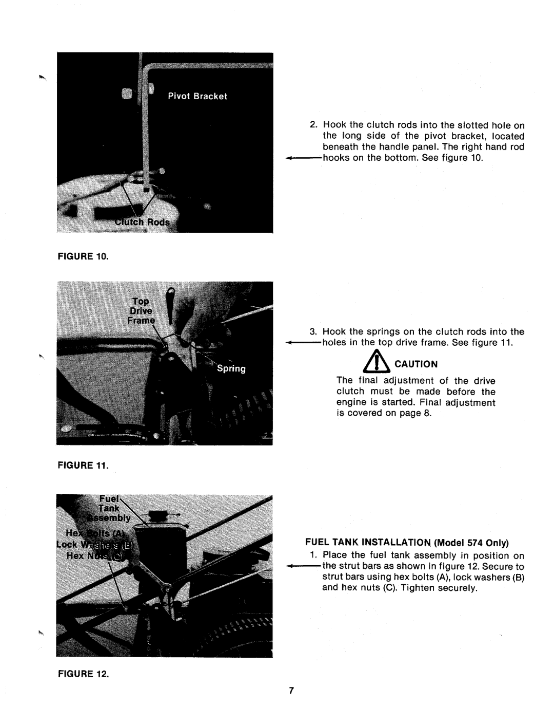 MTD 124-574-000, 124-573-000 manual 