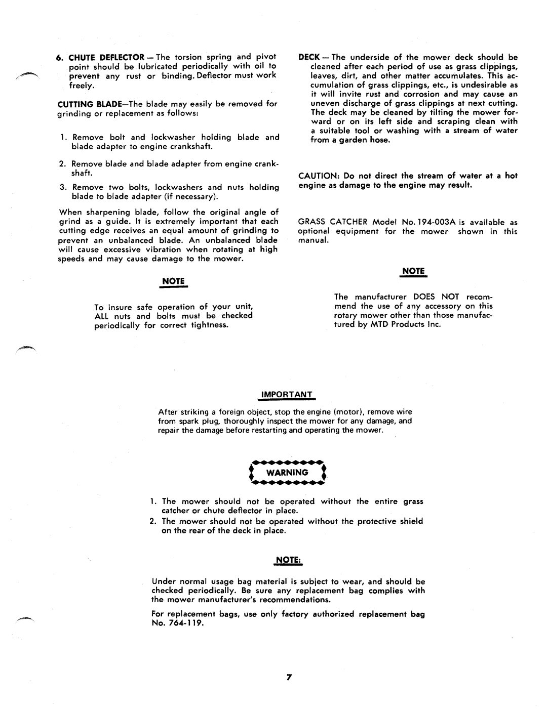 MTD 124-688A manual 