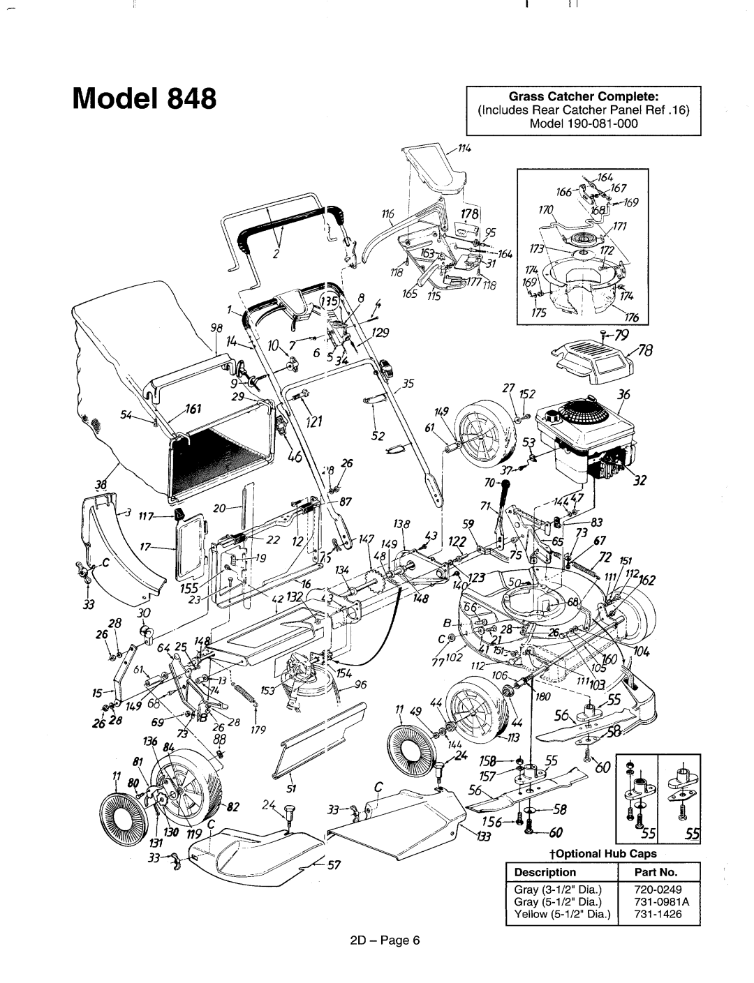 MTD 124-848M000, 124-828F000, 124-828I000, 124-848C000, 124-848L000, 124E848M000 manual 