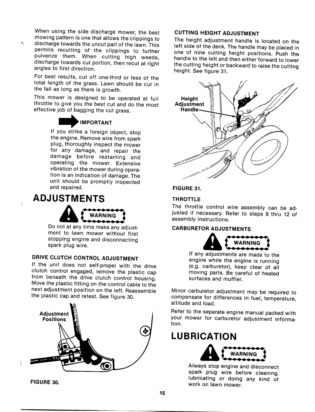 MTD 125-212-000, 125-202-000 manual 