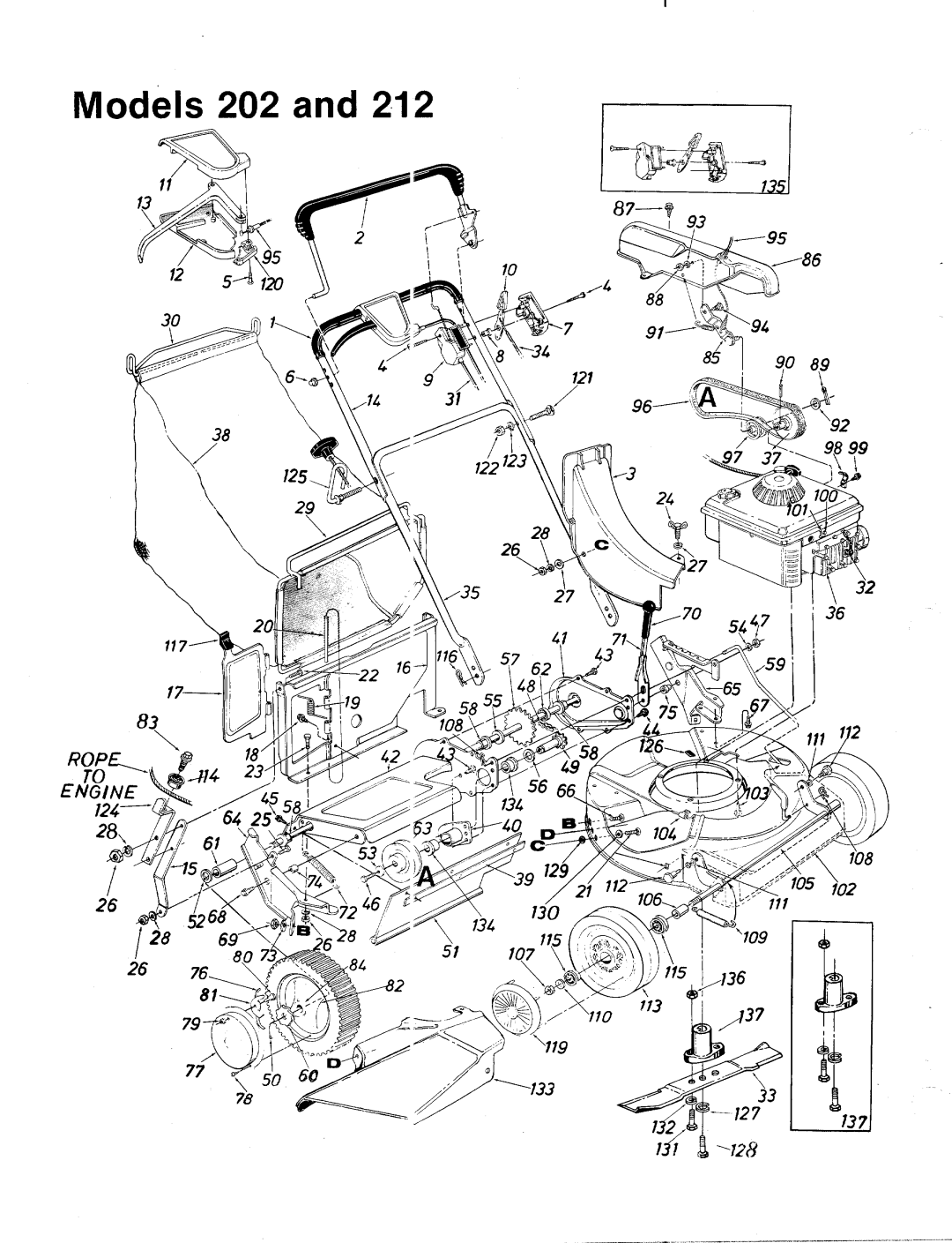 MTD 125-202-000, 125-212-000 manual 