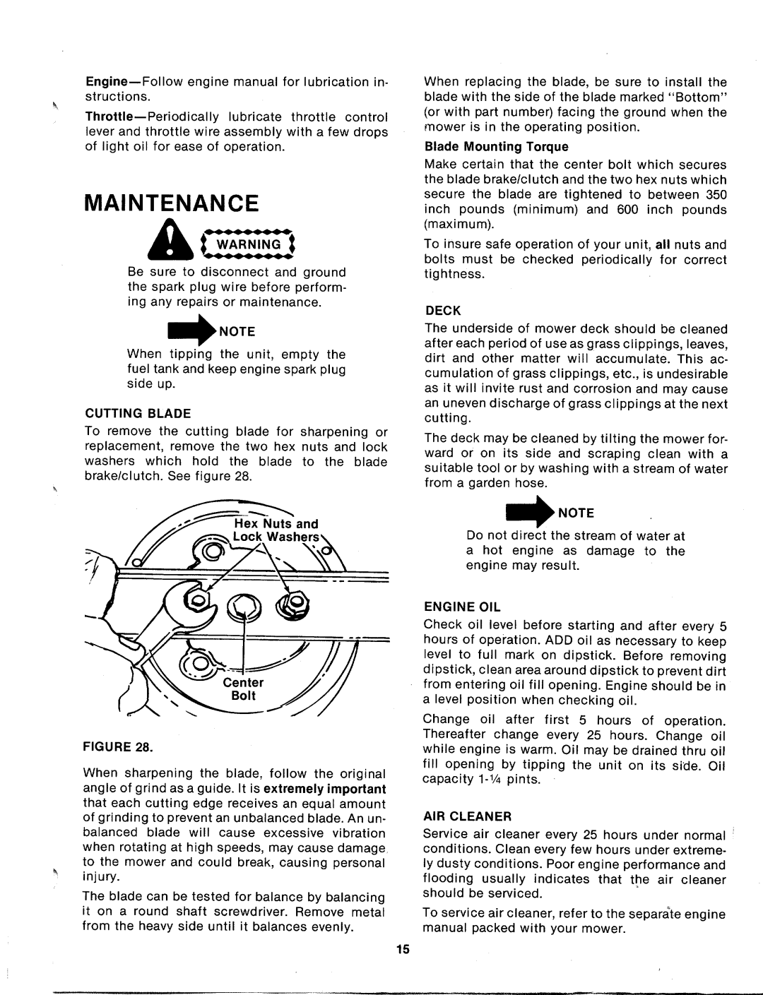 MTD 125-204-000, 125-214-000 manual 