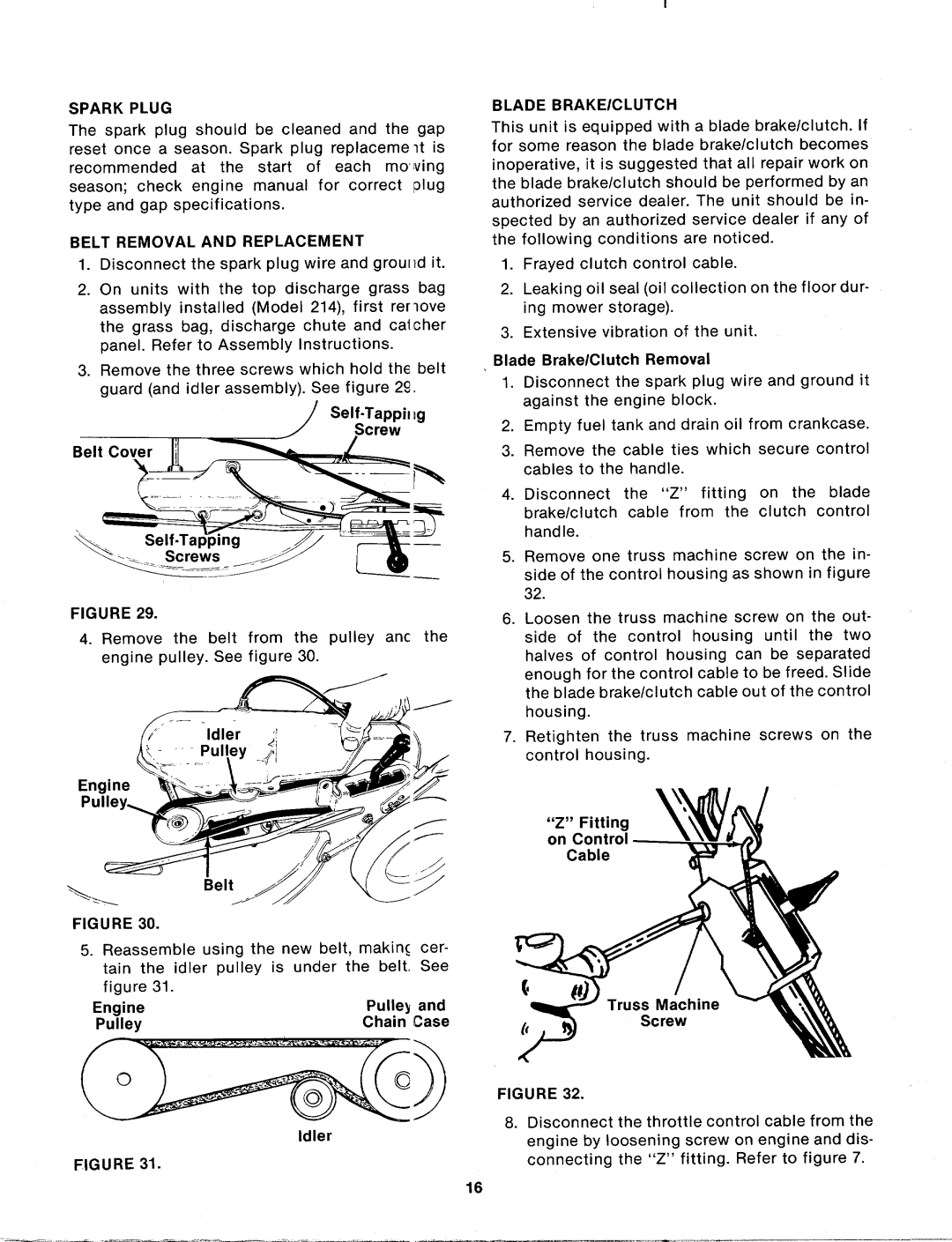 MTD 125-214-000, 125-204-000 manual 