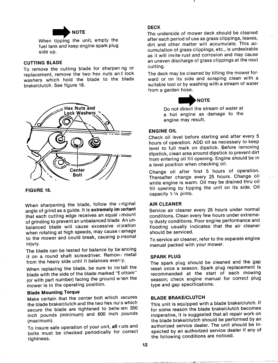 MTD 125-224-000 manual 