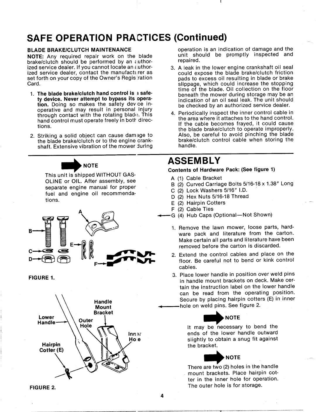 MTD 125-224-000 manual 