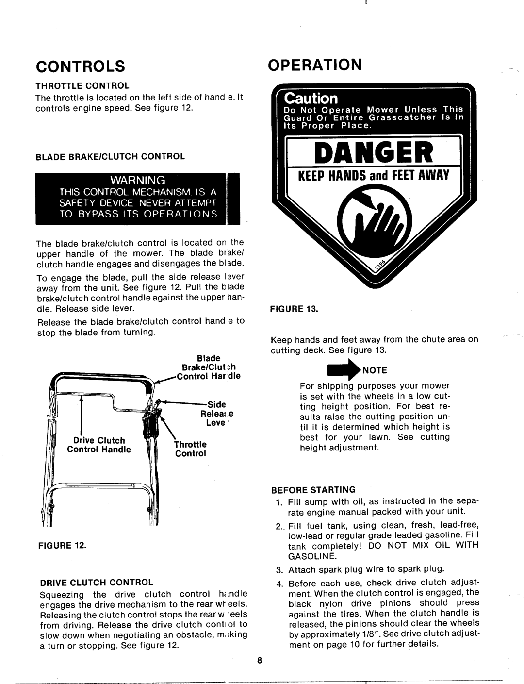 MTD 125-224-000 manual 