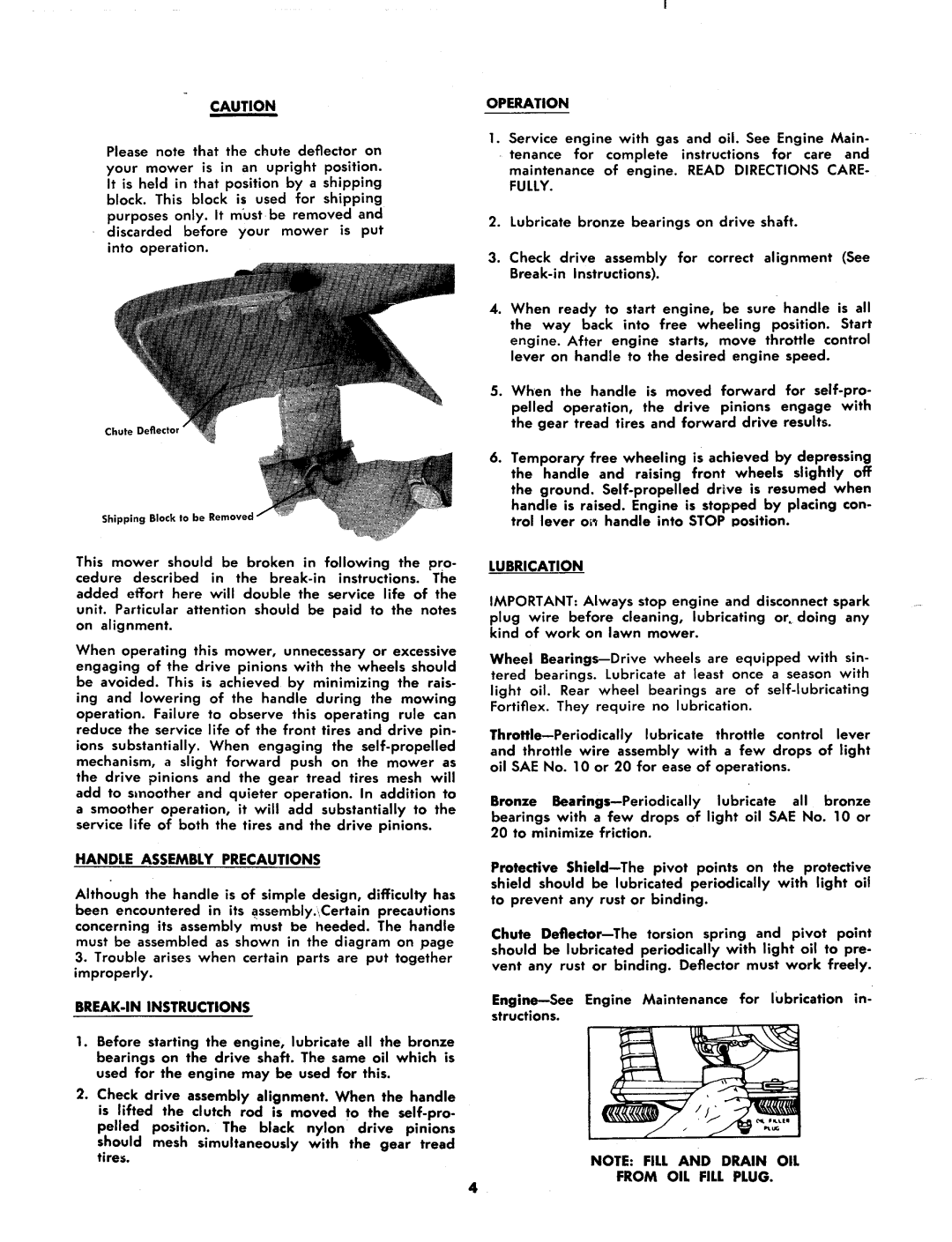 MTD 125-270A manual 