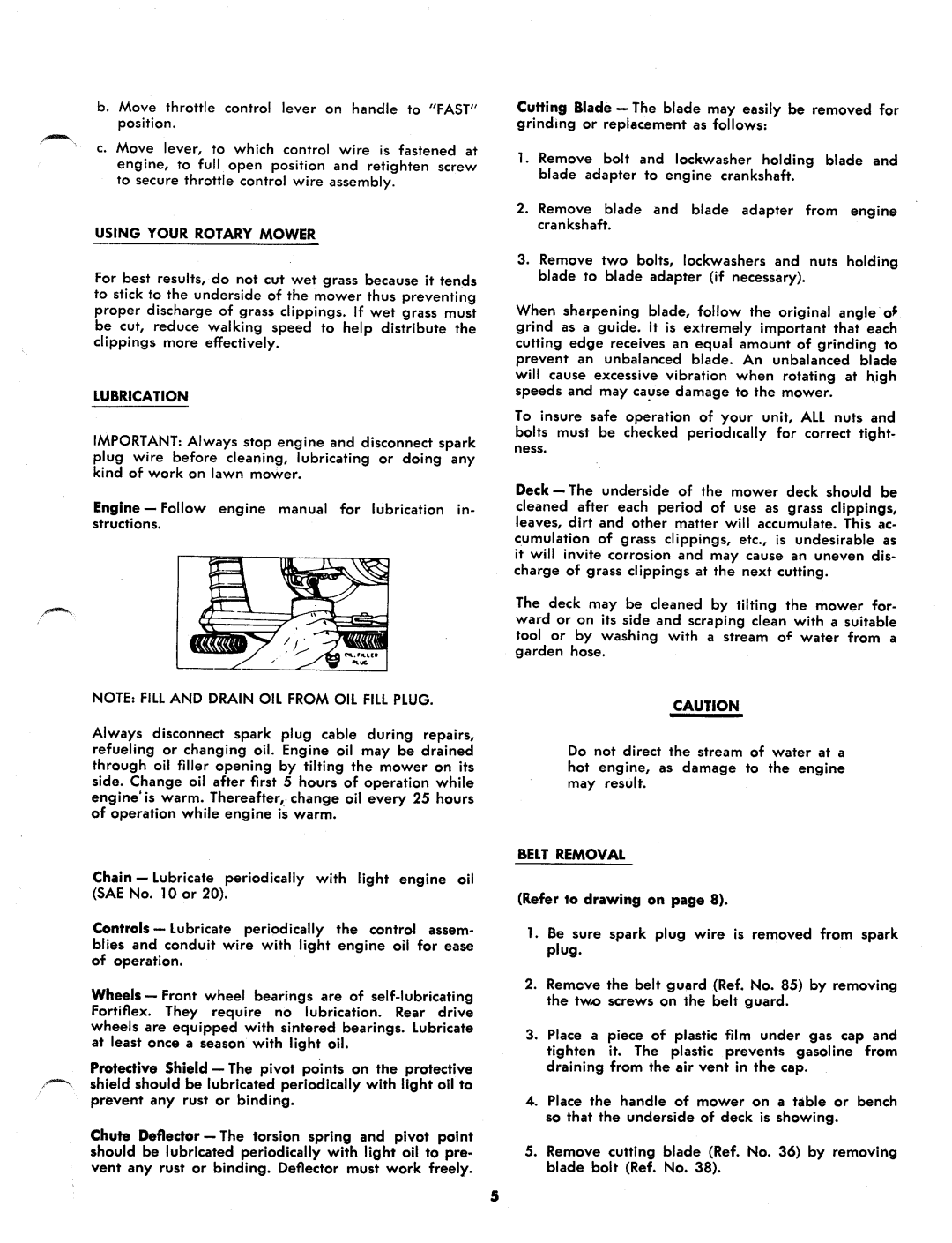 MTD 125-280A manual 