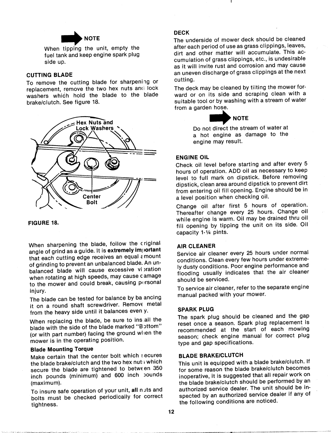 MTD 125-284-000 manual 