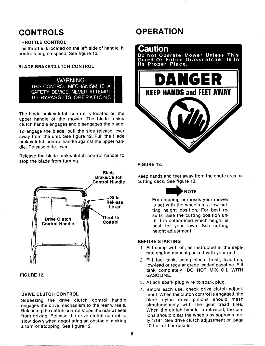 MTD 125-284-000 manual 