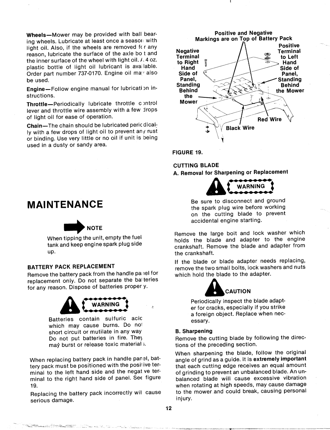 MTD 125-286-000 manual 