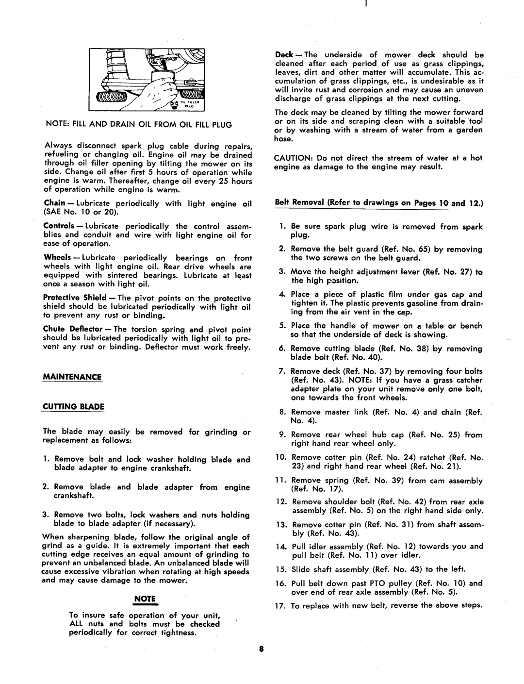 MTD 125-290A, 125-295A manual 