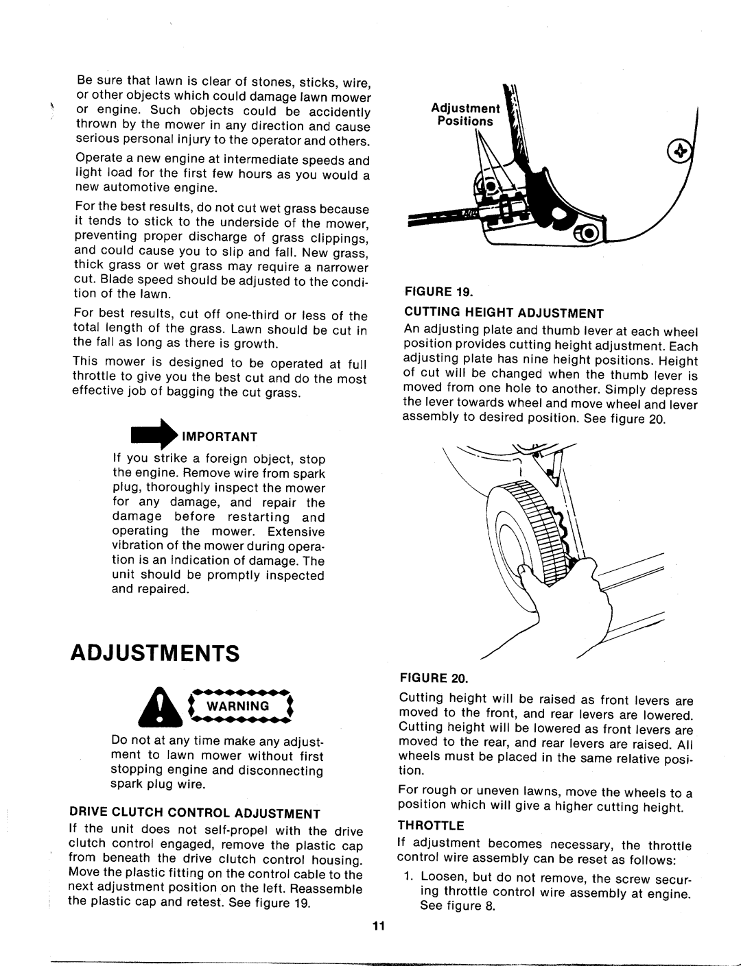 MTD 125-322-000, 125-320-000 manual 