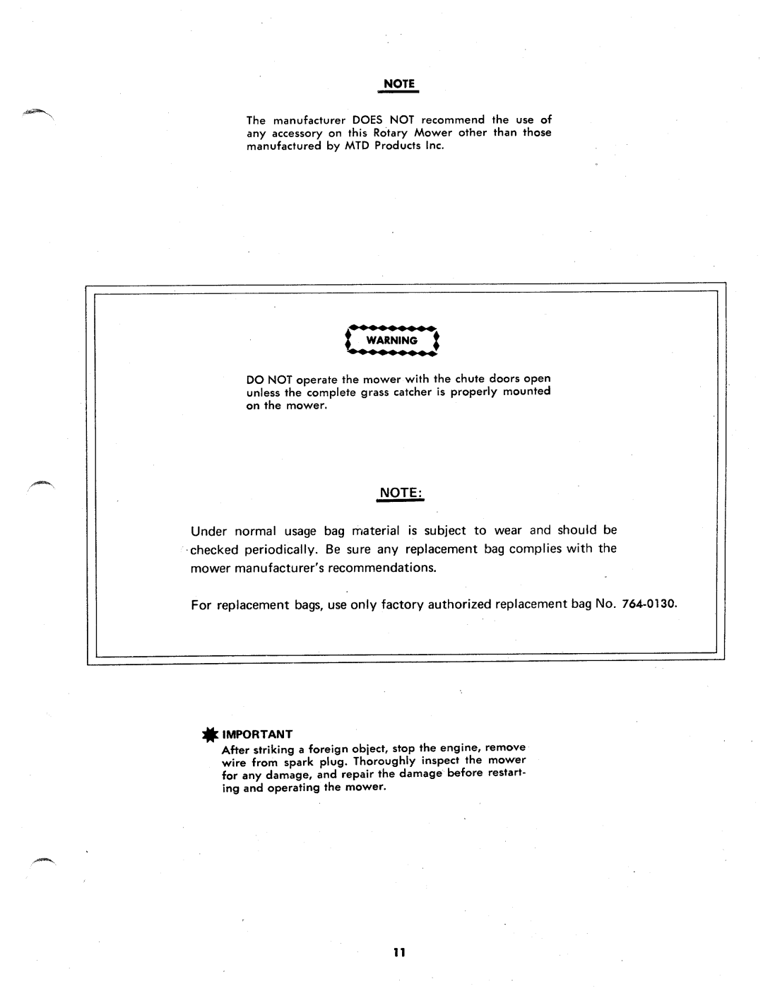 MTD 125-350A manual 