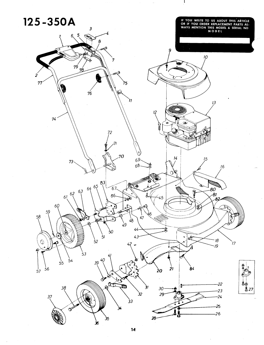 MTD 125-350A manual 